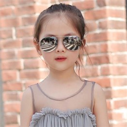  Children Goggle Girls Alloy Sunglasses Hot Fashion  Boys Girls Baby Child Classic Retro Cute Sun Glasses 