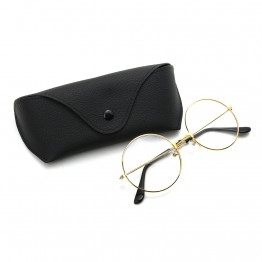 1/2PC Portable Durable PU Leather Professional Glasses Case Vintage Sunglasses Eyeglasses Storage Holder Retro Box Cases