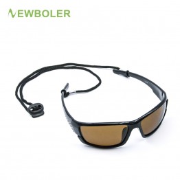 NEWBOLER Polarized Fishing Sunglasses Yellow Brown Lenses Night Version Men Glasses Outdoor Sport Driving Cycling Eyewear UV400